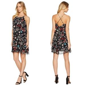 BCBGMAXAZRIA Black Ruffle Dress